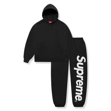 Black and White Embroidered Supreme Set