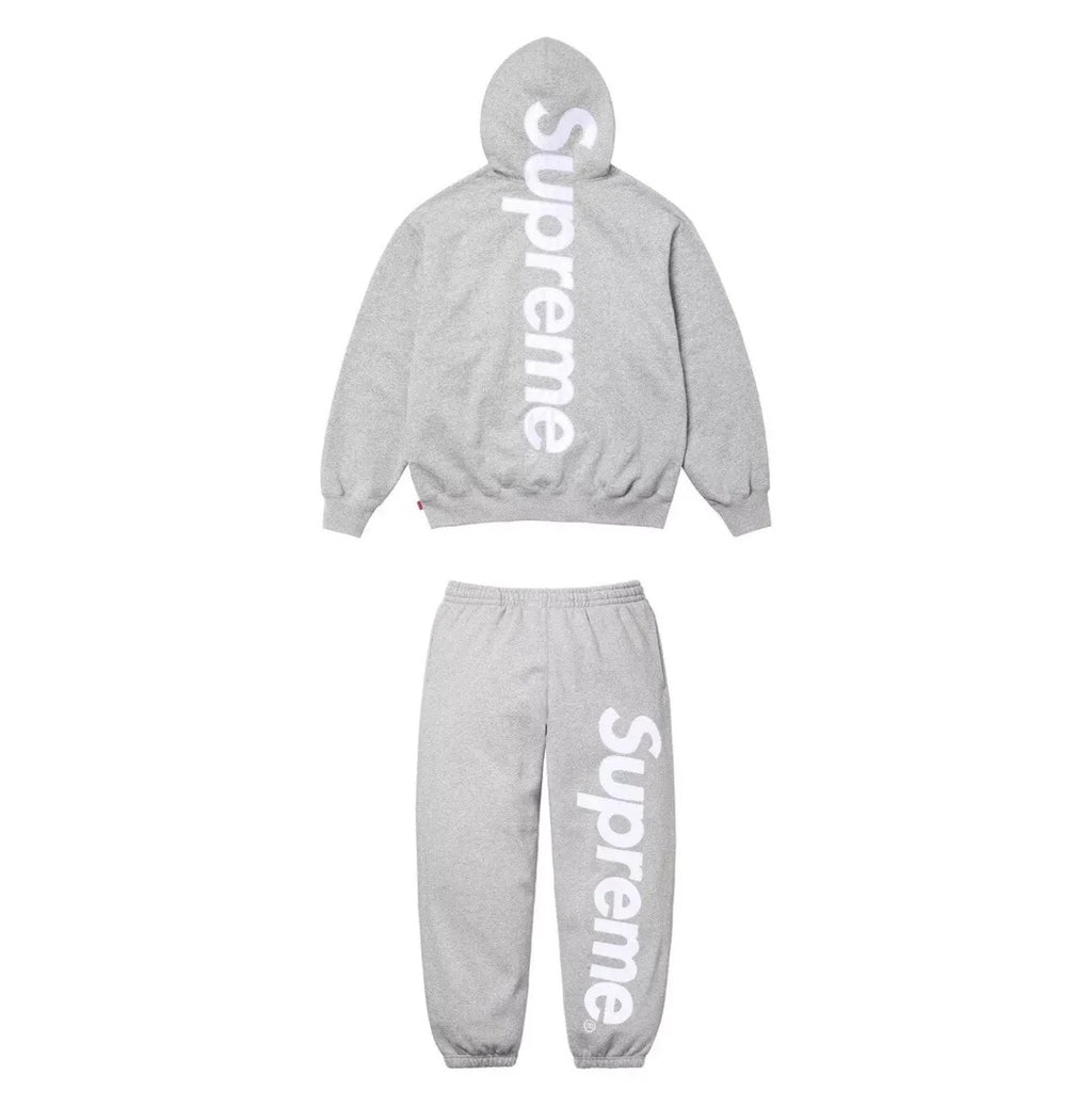 Grey and White Embroidered Supreme Set