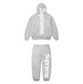 Grey and White Embroidered Supreme Set