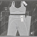 Alo Woman's Grey 2 Piece Set Leggings
