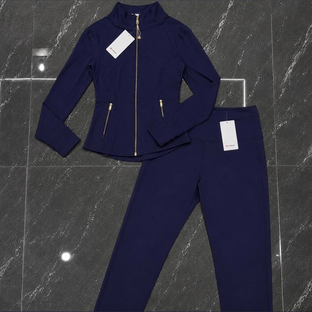 Lululemon Set All Colors Tights Define Jacket Set